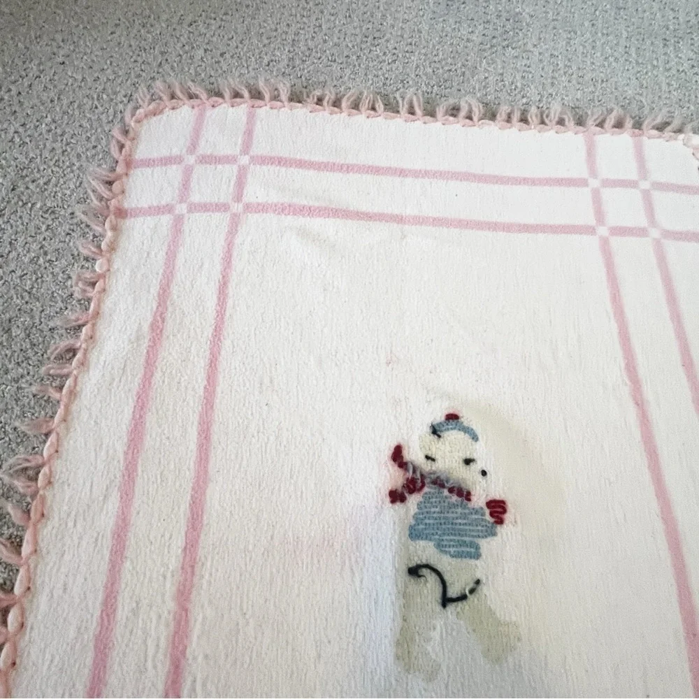 Baby Pepperell tell gently